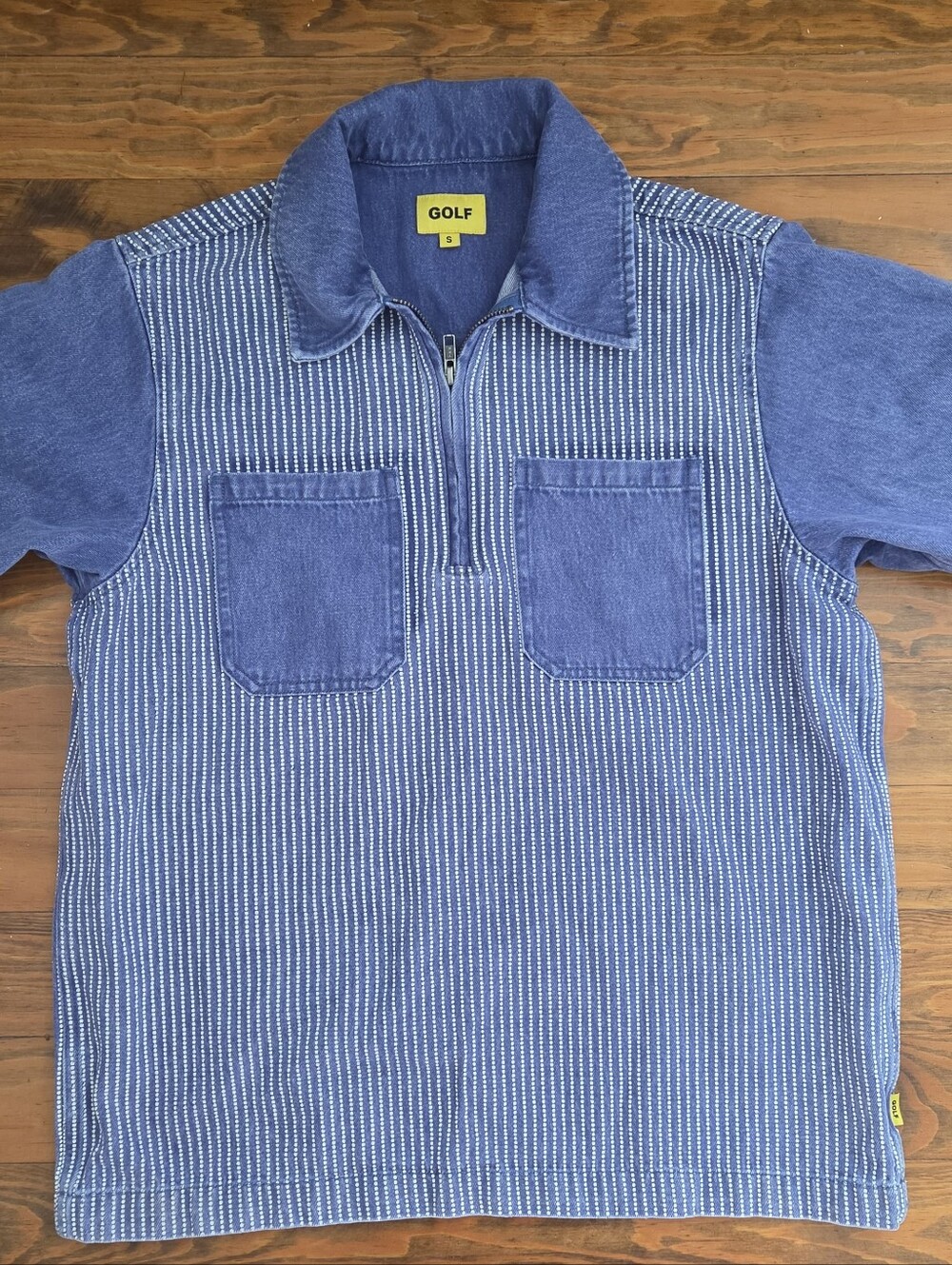 Golf Wang Union 2.0 Work Shirt Blue Size Small